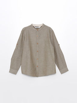 Hakim Yaka Uzun Kollu Erkek ?ocuk G?mlek