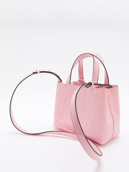 Женская сумка с ручками ARMANI EXCHANGE LIZ Артикул 4361232, светло-розовый  фото 4