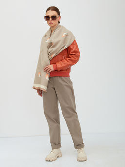 в СОСТАВЕ ШЕРСТЬ ! Большой,теплый двусторонний палантин - Tantino фото 5