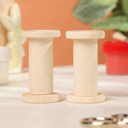 Цена за 4 шт. Заготовка для творчества Катушка 4 , 5,5хd3см, втулка 2см, отверстие 1см