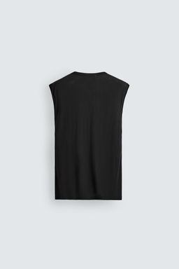 CAMISA TANK RELAXED FIT 100% BAMB? / Negro - Zara фото 8