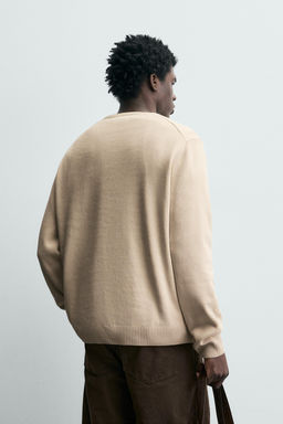 JERSEY ESTRUCTURA ALGOD?N / Crudo - Zara фото 3