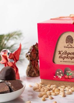 Кедровый трюфель Ассорти из тёмного шоколада, 120 г классический, малина, клюква - Сибирский кедр фото 6