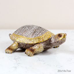 Статуэтка Черепаха 19х14х7см / 22391-4 /уп 36/ - ГалеонТрейд фото 3