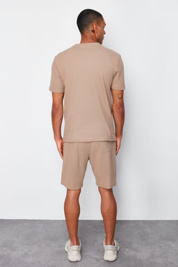 TRENDYOL MAN Mavi Regular Fit Waffle Sortlu Pijama Tak?m? TMNSS23PT00032 - Trendyolmilla фото 55