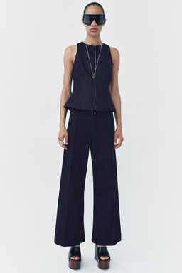 ZW COLLECTION WIDE-LEG HIGH-WAIST JEANS - Zara фото 51