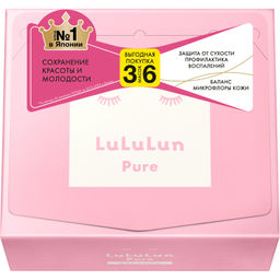 Lululun 36 шт Маски для лица Увлажнение и Баланс кожи Face Mask Pure Balance Pink 36