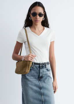 Camiseta de algod?n con escote en pico - H&m фото 3