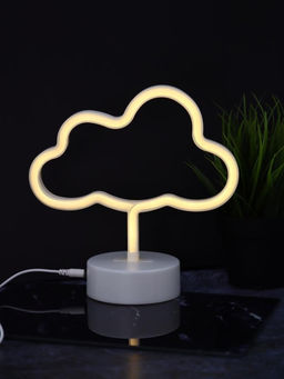 Неоновый LED ночник настольный "Cloud", тёплое свечение (30,5х27 см)
