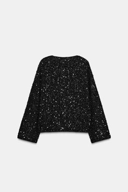 SEQUIN CARDIGAN - Zara фото 3