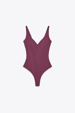 STRAPPY POLYAMIDE BODYSUIT - Zara фото 5