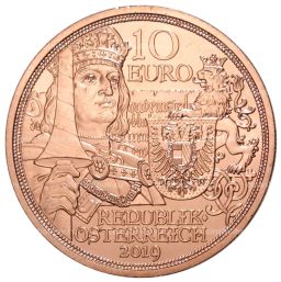 10 евро 2019 года Австрия  Рыцарские истории  Рыцарство