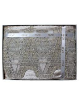 Скатерть EFOR MAIPARIS 160*220 -кофейный  фото 2