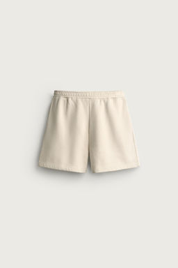 BERMUDA JOGGER LAVADA TEXTO ESTAMPADO / Crudo - Zara фото 7