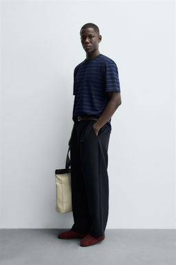 JACQUARD STRIPE T-SHIRT - Zara фото 4