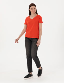 K_rm_z_ Regular Fit V Yaka Basic Ti__rt - Pierre cardin фото 4