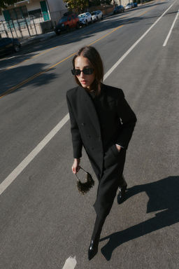 LONG DOUBLE-BREASTED COAT - Zara фото 11