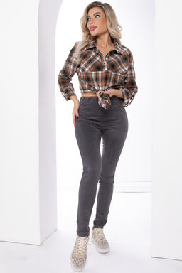 Лосины из замши Чикаго (графит) Б8170 - Lt collection фото 7