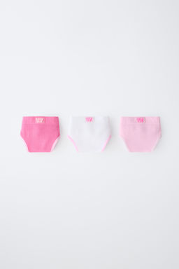 8-14 A?OS/ PACK TRES BRAGUITAS SEAMLESS / Multicolor