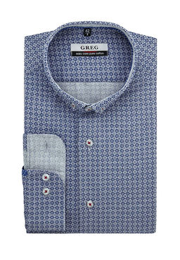 Сорочка мужская длинный рукав GREG 323/131/1493/Z/b/1p  фото 2