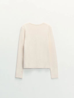 Лонгслив с застежкой на груди / Zarina  фото 3