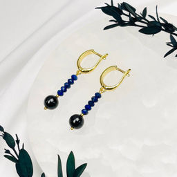 Серьги из Лазурита и Граната