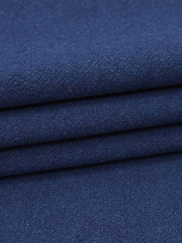 Крапива Рами (Ramie) с хлопком цв.Темно-синий, СОРТ2, ш.1.4м, крапива-50%, хл-50%, 210гр/м.кв - Купава фото 6