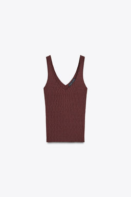 TEXTURED KNIT TOP - Zara фото 4