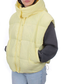24001 YELLOW Жилет утепленный женский (100 гр. холоффайбер) - Fashion фото 5