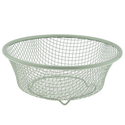 Дуршлаг металлический, окрашенный д20см h8см, на ножках, цвета в ассортименте: мятный; фуксия (Китай) - Домашняя мода фото 4