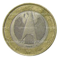 1 евро 2002 года D Германия