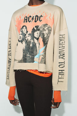AC/DC ® SWEATSHIRT - Zara фото 2