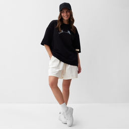 Футболка женская MIST Moon, размер 44, чёрная