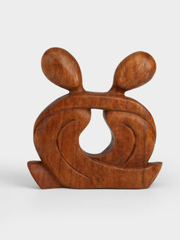 Абстракция «Влюблённые», 19×4×19 см, дерево суар