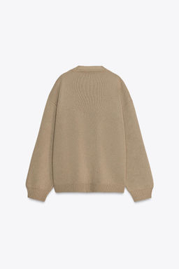 OVERSIZED KNIT SWEATER - Zara фото 8