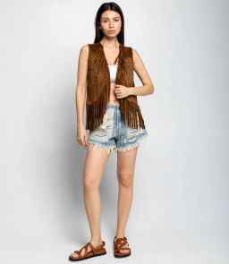 Жилет #КТ9833, коричневый - Dommod фото 4