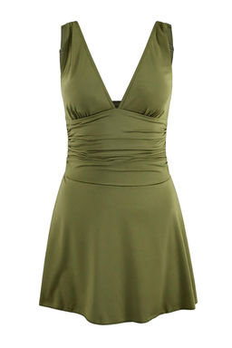 Haki V Yaka Kapl? Regular Etek Mayo TBESS26MA00052