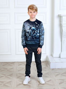 Свитшот "Harley Davidson",графитовый