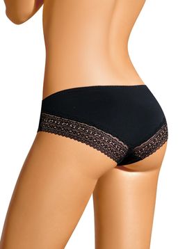 CLE B965 Трусы жен. Кружево хлопок чёрный - Clever wear фото 2