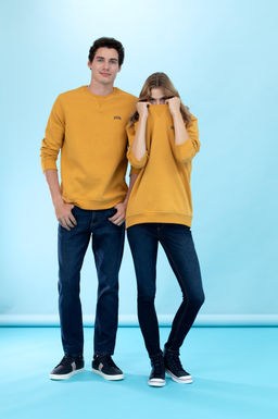 U. S. Polo Assn / Базовый свитшот горчичного цвета с круглым вырезом - U.s. polo assn фото 9