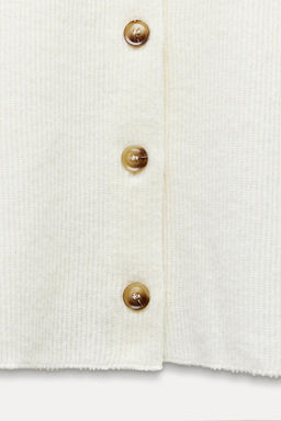 SOFT RIBBED CARDIGAN - Zara фото 5