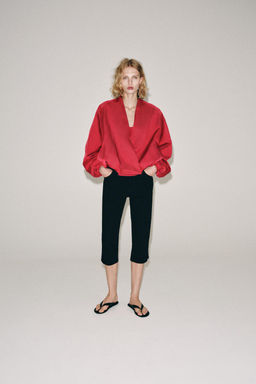 CHAQUETA BOMBER ZW COLLECTION / Rojo