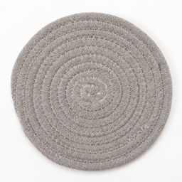 Подставка под горячее Доляна цв.серый, 18*18 см, 100% хлопок