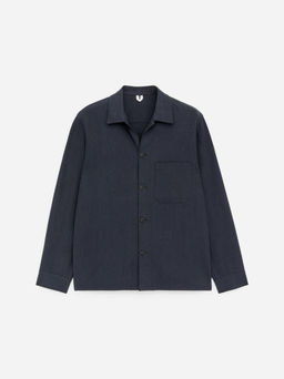 Sobrecamisa de lona en mezcla de lyocell