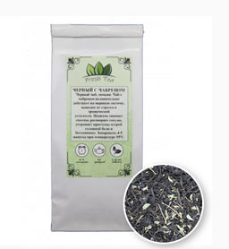 Черный чай "Черный с чабрецом", 250 г