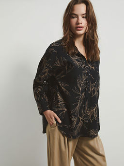 Desenli Poplin Kad?n G?mlek