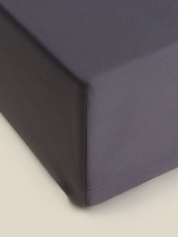 Простыня на резинке 2-спальная SL Home Graphite, 160200+30 см, сатин - Sima-land home фото 11