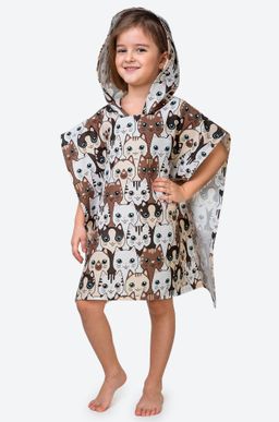 Халат-пончо детский вафельный Happy Fox Home  фото 22