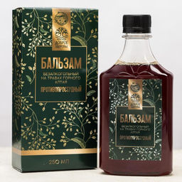 Бальзам безалкогольный на травах Противопростудный: рябина, золотой корень, мать-и-мачеха, шиповник,девячил, душица, малина, в пластиковой бутылке, 250 мл - Simaland фото 2