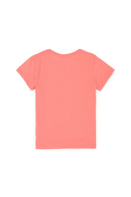 Неоново-розовая базовая футболка с круглым вырезом для девочек Неожиданная скидка в корзине - U.s. polo assn фото 9